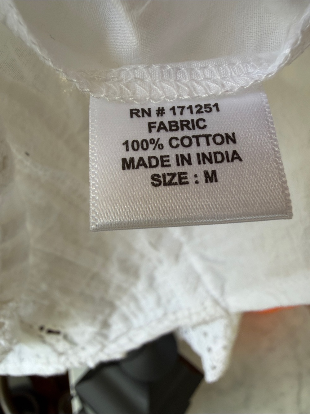 Women's White Lace-Trim Button-Down Shirt - Picture 5 of 11